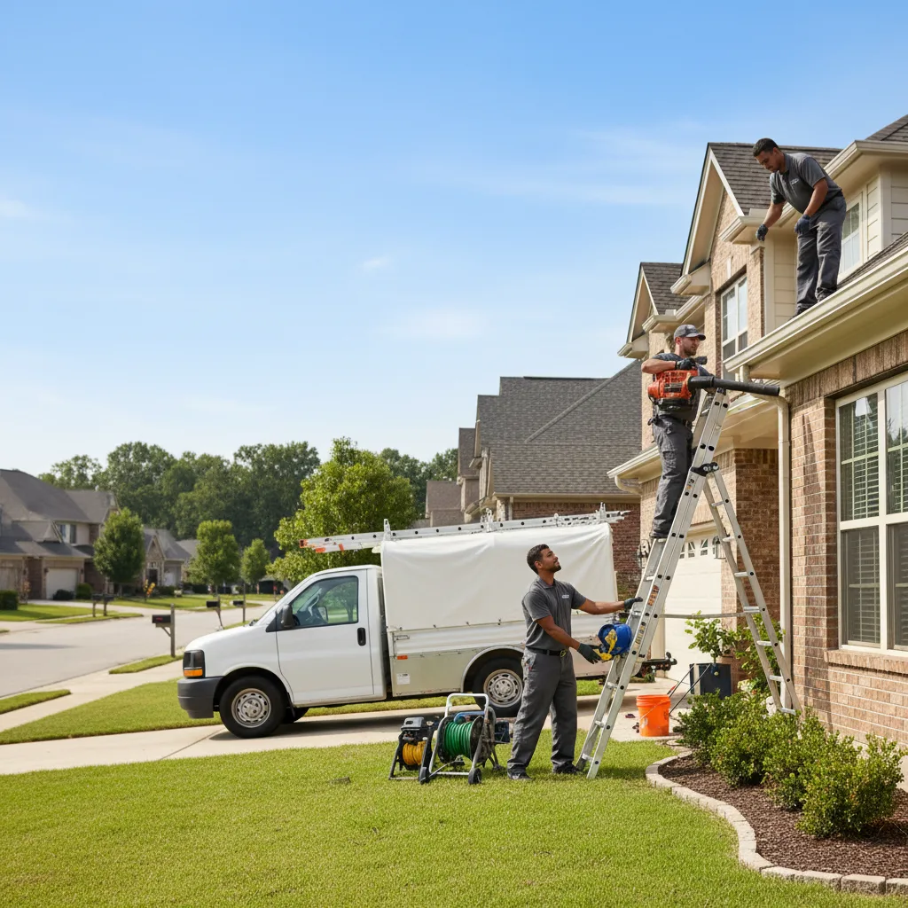 Home Gutter Service in Harwood, TX near me